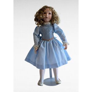 Rose Pinkul Suzannah 21” Porcelain Cloth Doll 456/1500 Pink Eyes 1998